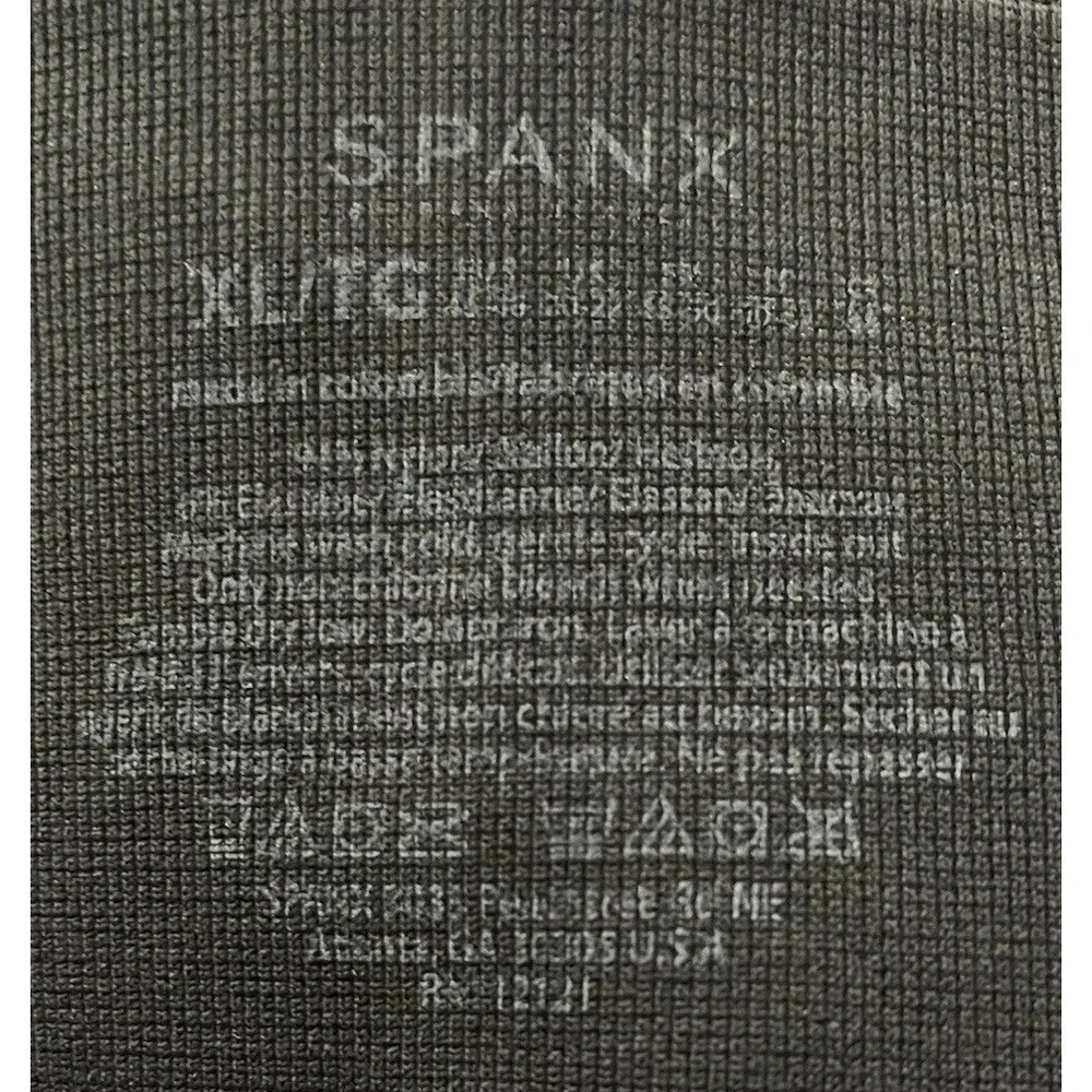 Spanx Women's‎ High Waist Seamless Shaping  Leggings Black Size XL - Picture 3 of 3